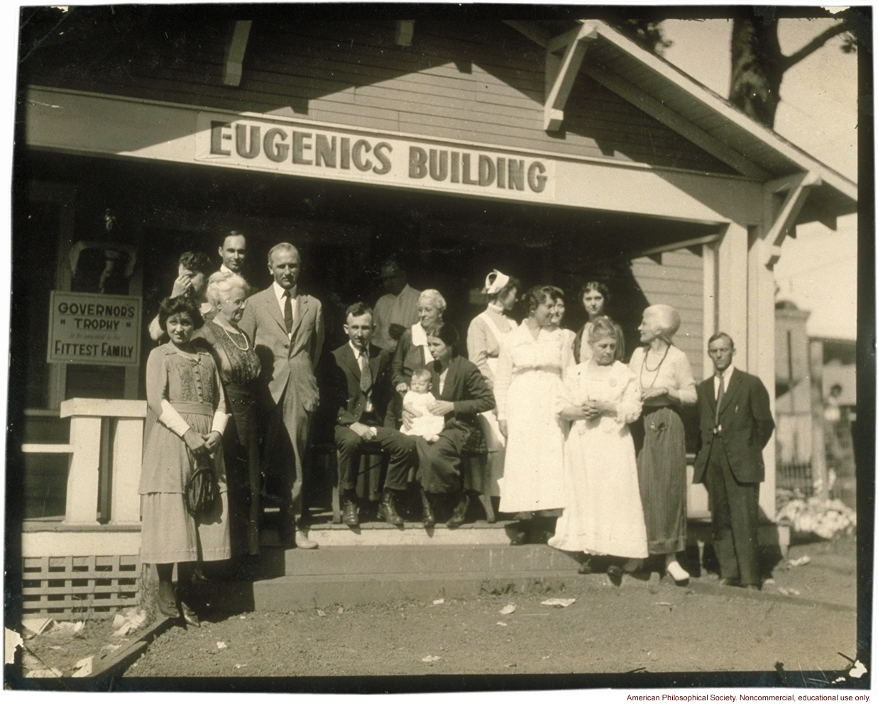 Kansas State Free Fair, Topeka, Fitter Families Contest examining staff and &quote;sweepstakes&quote; winning family