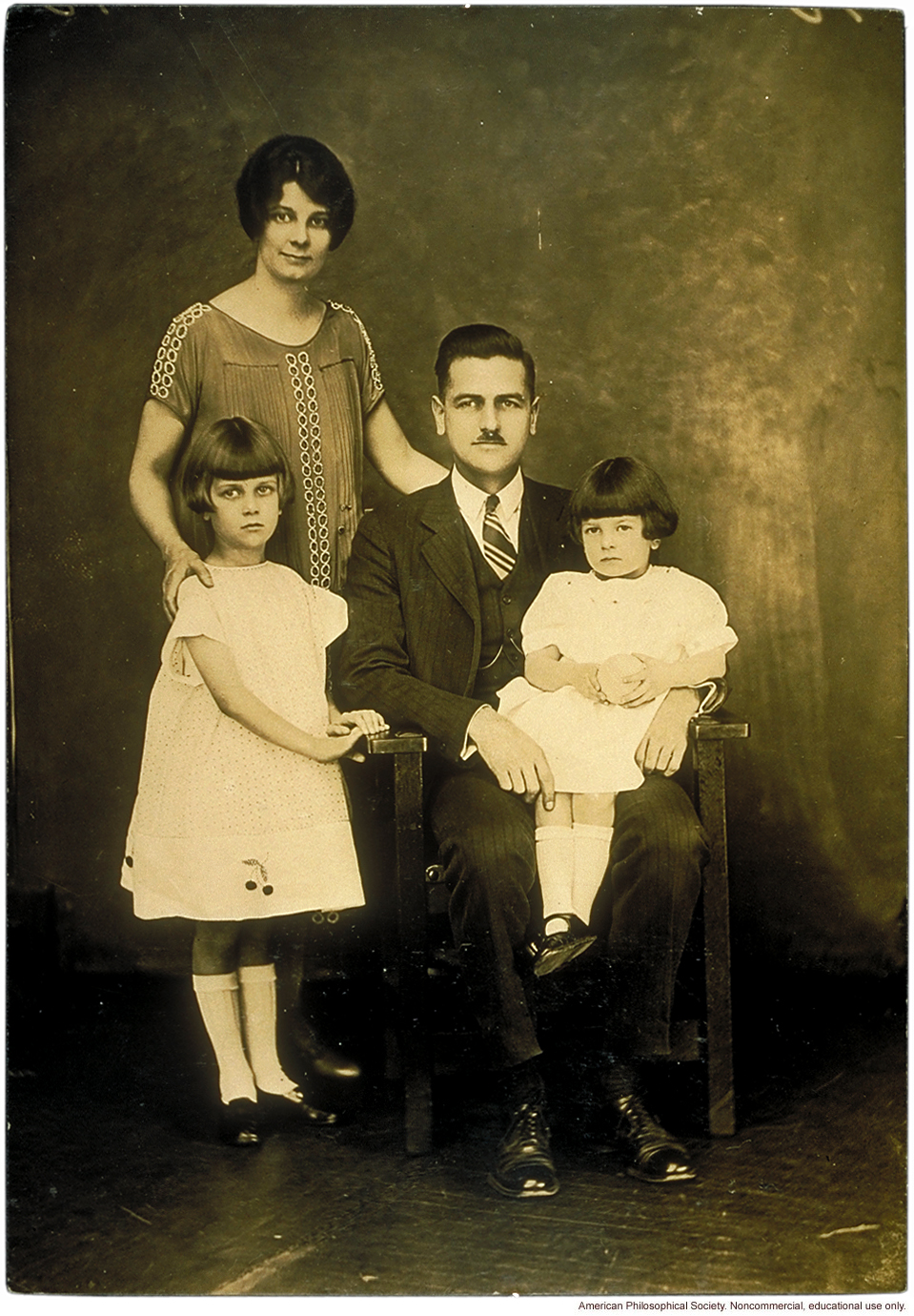 &quote;Small family&quote; winner, Fitter Families Contest, Eastern States Exposition, Springfield, MA (1925)