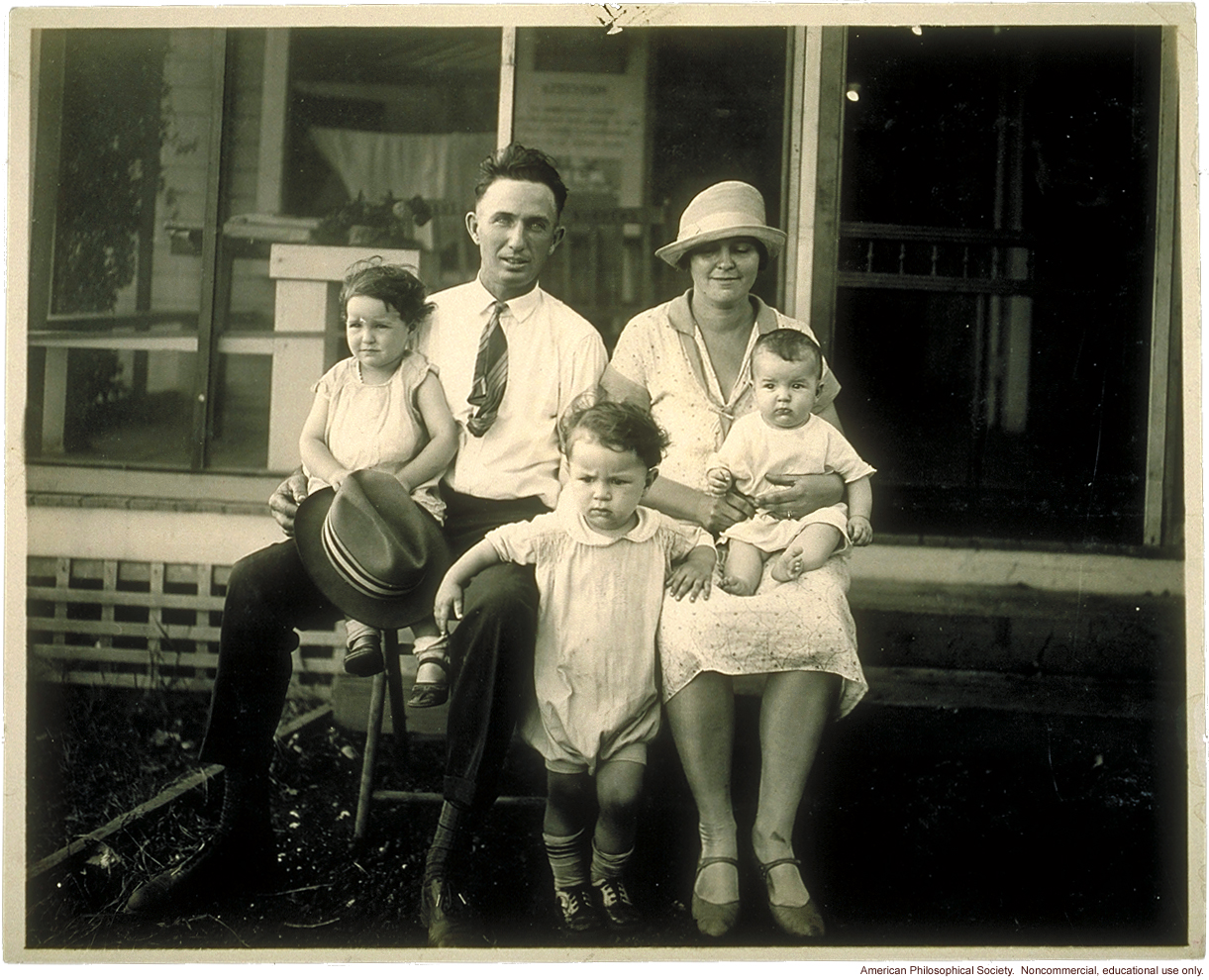 &quote;Medium family&quote; winner, Fitter Families Contest, Kansas State Free Fair (1927)