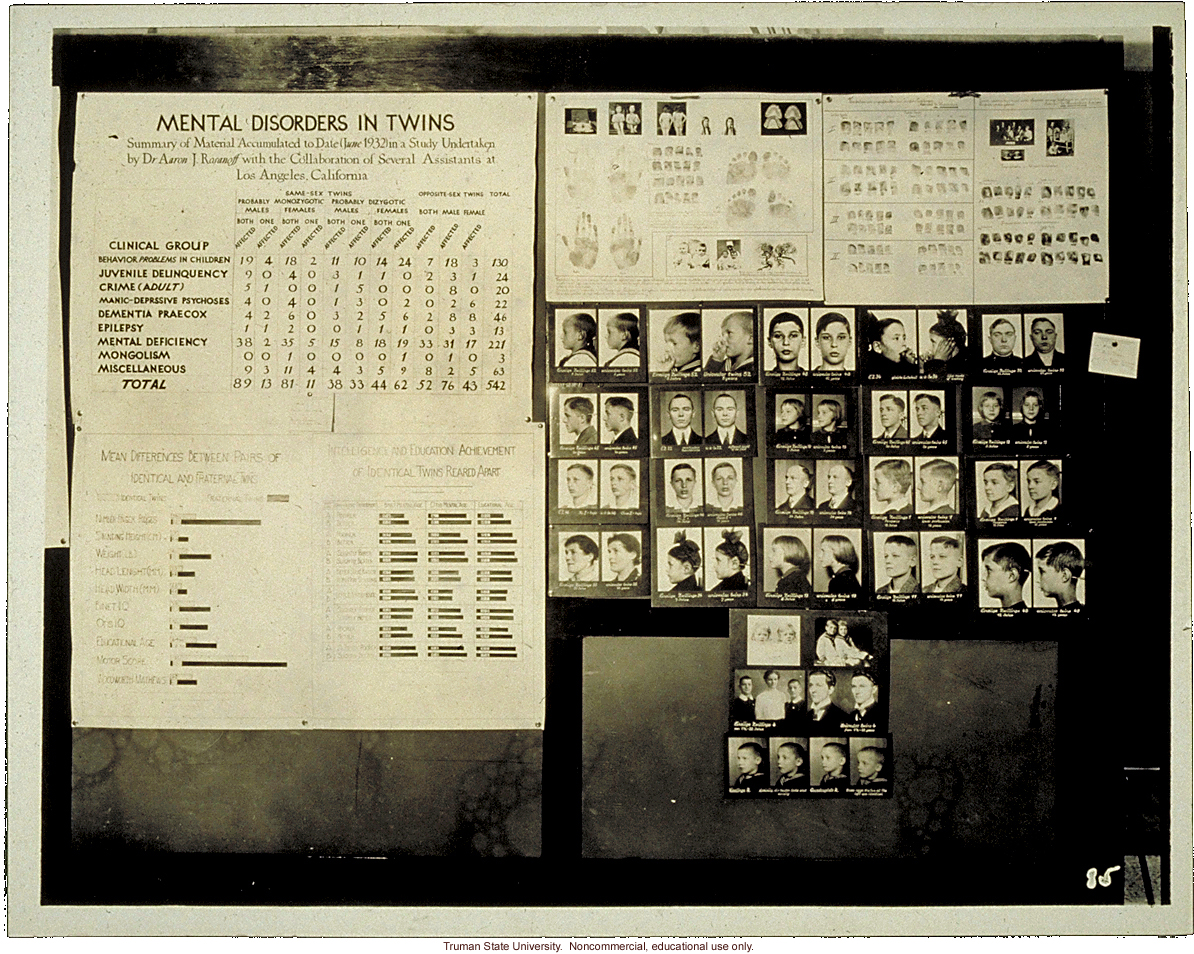 &quote;Mental disorders in twins,&quote; 3rd International Eugenics Conference