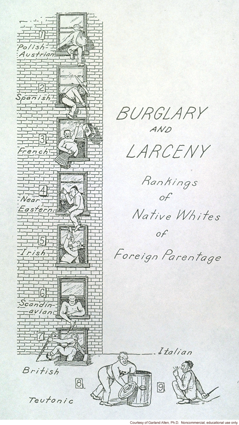 &quote;Burglary and larceny, rankings of native whites of foreign parentage