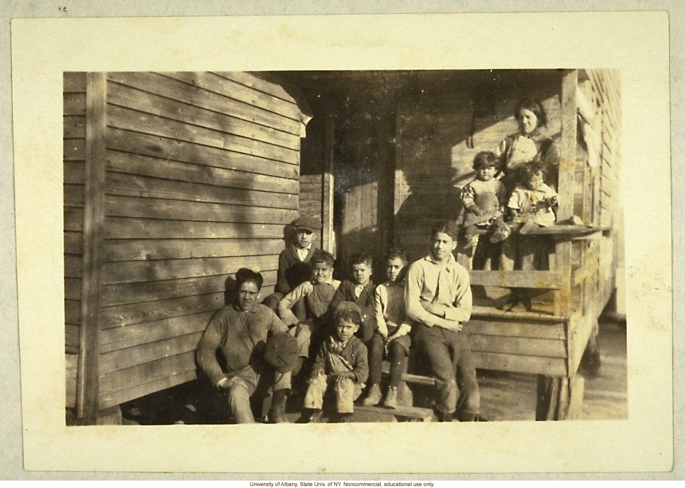 &quote;Triple Mixtures&quote; (Caucasian-Indian-Negro) in Robeson County, North Carolina, from from Arthur Estabrook's scrapbook of field photographs