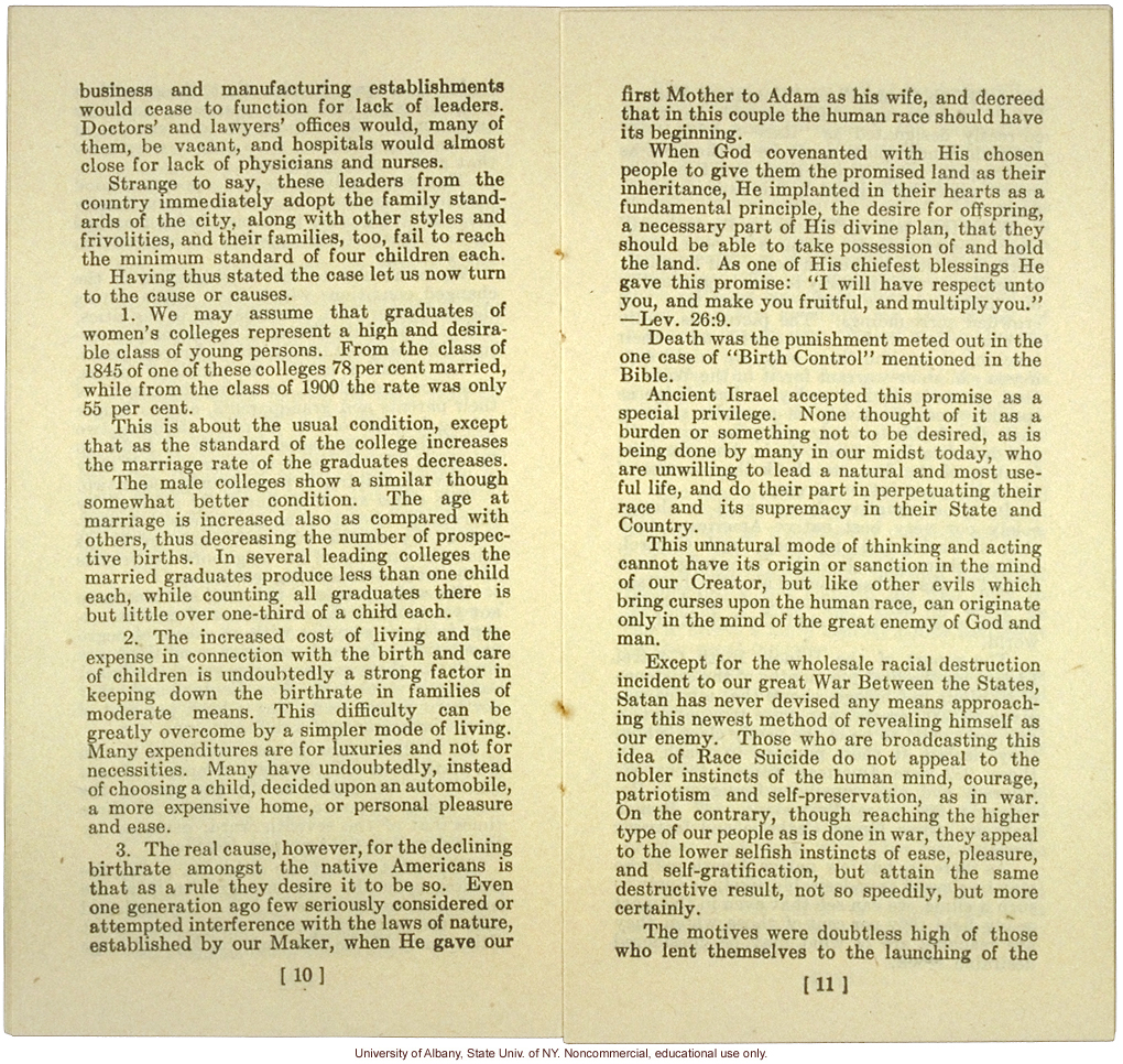 &quote;The New Family and Race Improvement,&quote; by W.A. Plecker, Virginia Health Bulletin (vol.17:12)