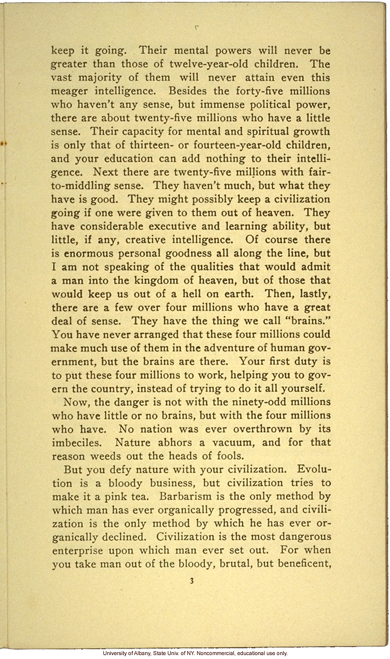 &quote;The New Decalogue of Science,&quote; by Albert Edward Wiggam