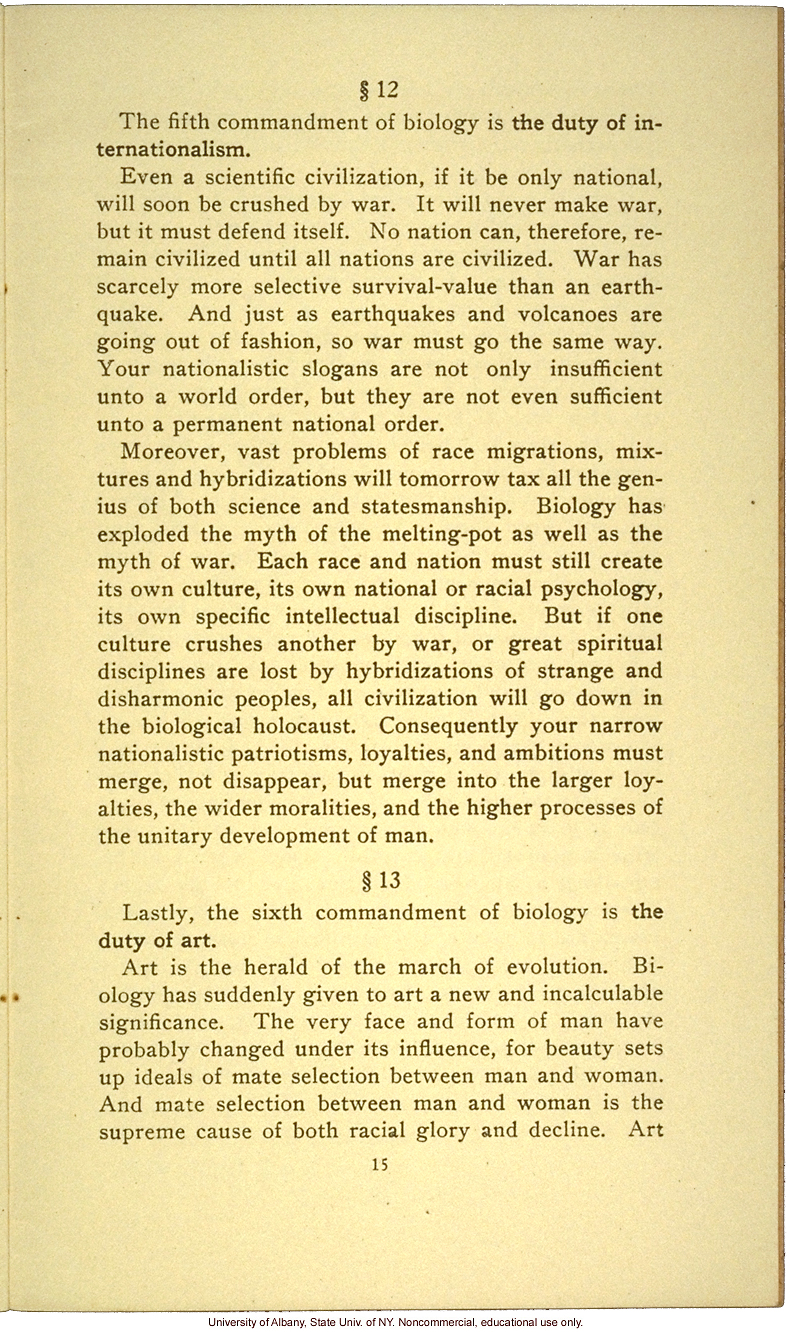 &quote;The New Decalogue of Science,&quote; by Albert Edward Wiggam