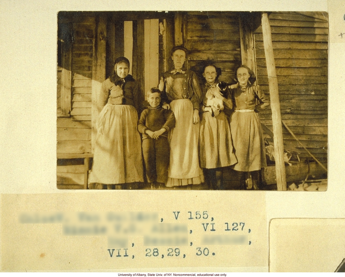 The Nam Family, by A. Estabrook and C. Davenport, pedigree of V87, V127, V155 (p. 21) and corresponding field portraits from back of Estabrook's copy