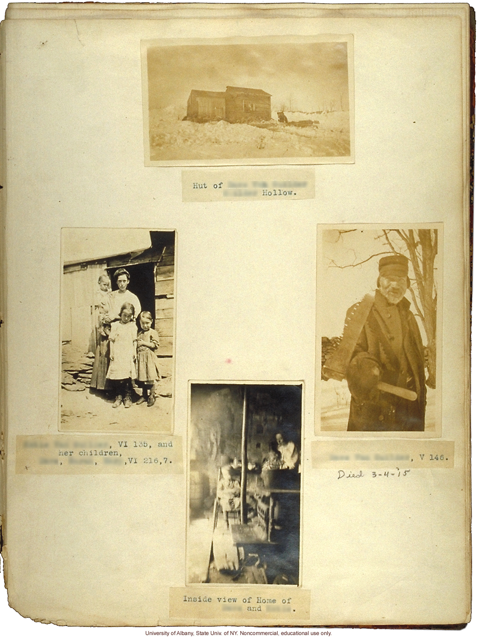 The Nam Family, by A. Estabrook and C. Davenport, field photographs and portraits with pedigree numbers from back of Estabrook's copy