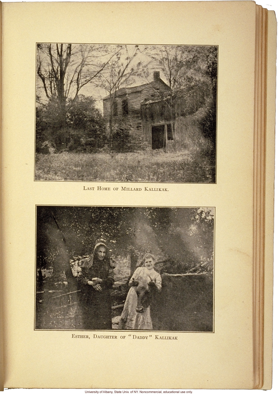 <i>The Kallikak Family: A Study in the Heredity of Feeble-Mindedness</i>, by Henry Herbert Goddard, selected pages