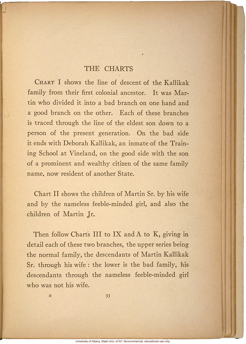 <i>The Kallikak Family: A Study in the Heredity of Feeble-Mindedness</i>, by Henry Herbert Goddard, selected pages