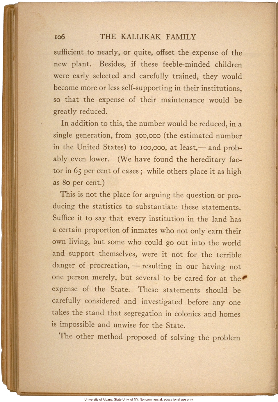 <i>The Kallikak Family: A Study in the Heredity of Feeble-Mindedness</i>, by Henry Herbert Goddard, selected pages