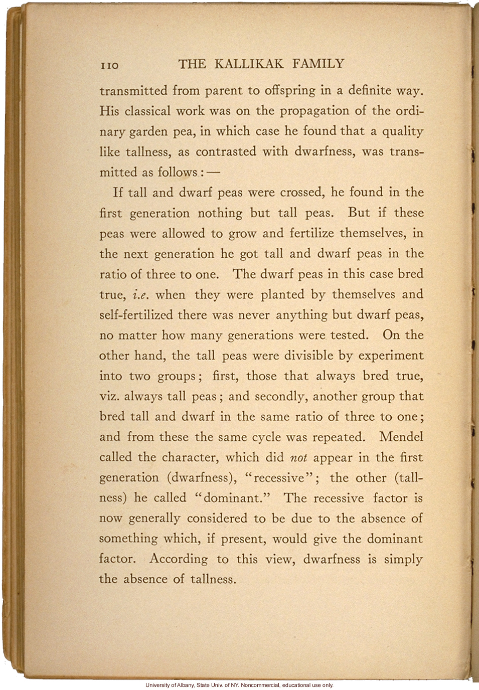 <i>The Kallikak Family: A Study in the Heredity of Feeble-Mindedness</i>, by Henry Herbert Goddard, selected pages