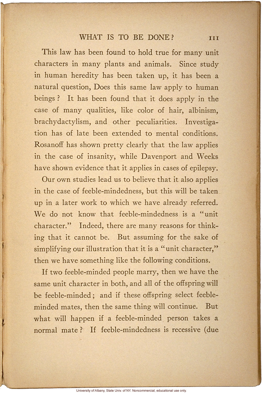 <i>The Kallikak Family: A Study in the Heredity of Feeble-Mindedness</i>, by Henry Herbert Goddard, selected pages