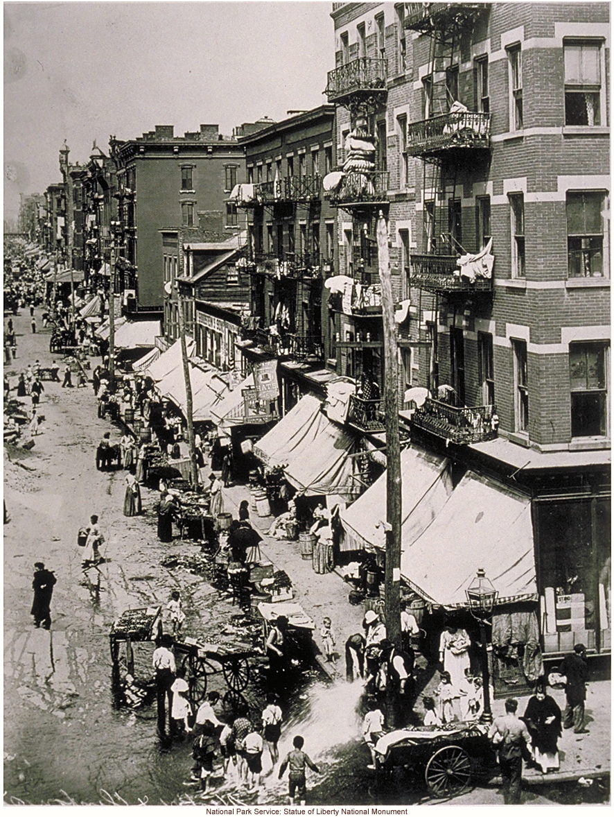 Little Italy, showing life in lower Manhattan around the turn of the 20th century