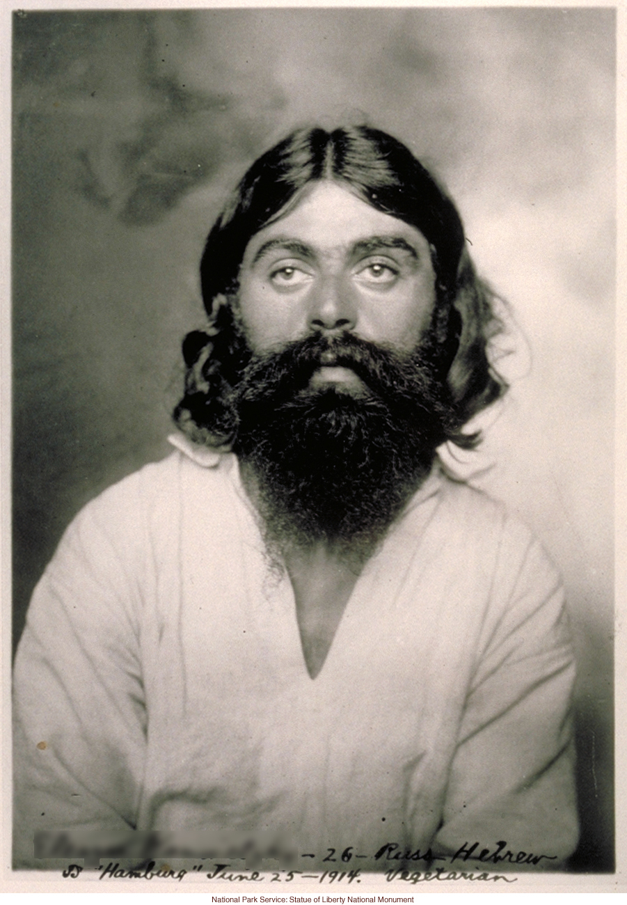 Russian Jew at Ellis Island (Photograph by Augustus Sherman)