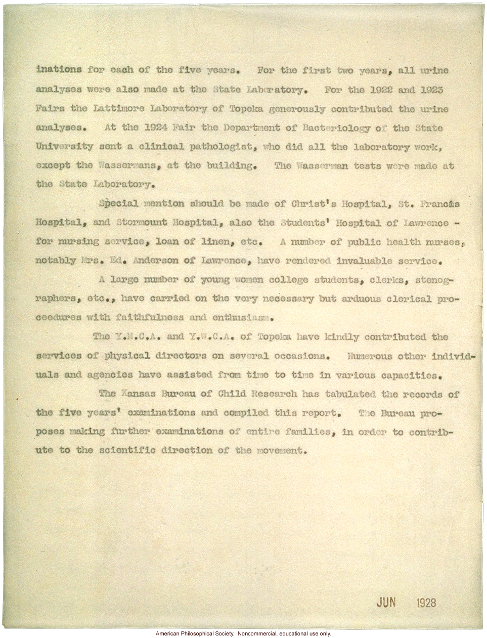 &quote;Fitter Families for Future Firesides: A report of the Eugenics Department of the Kansas Free Fair, 1920-1924&quote;