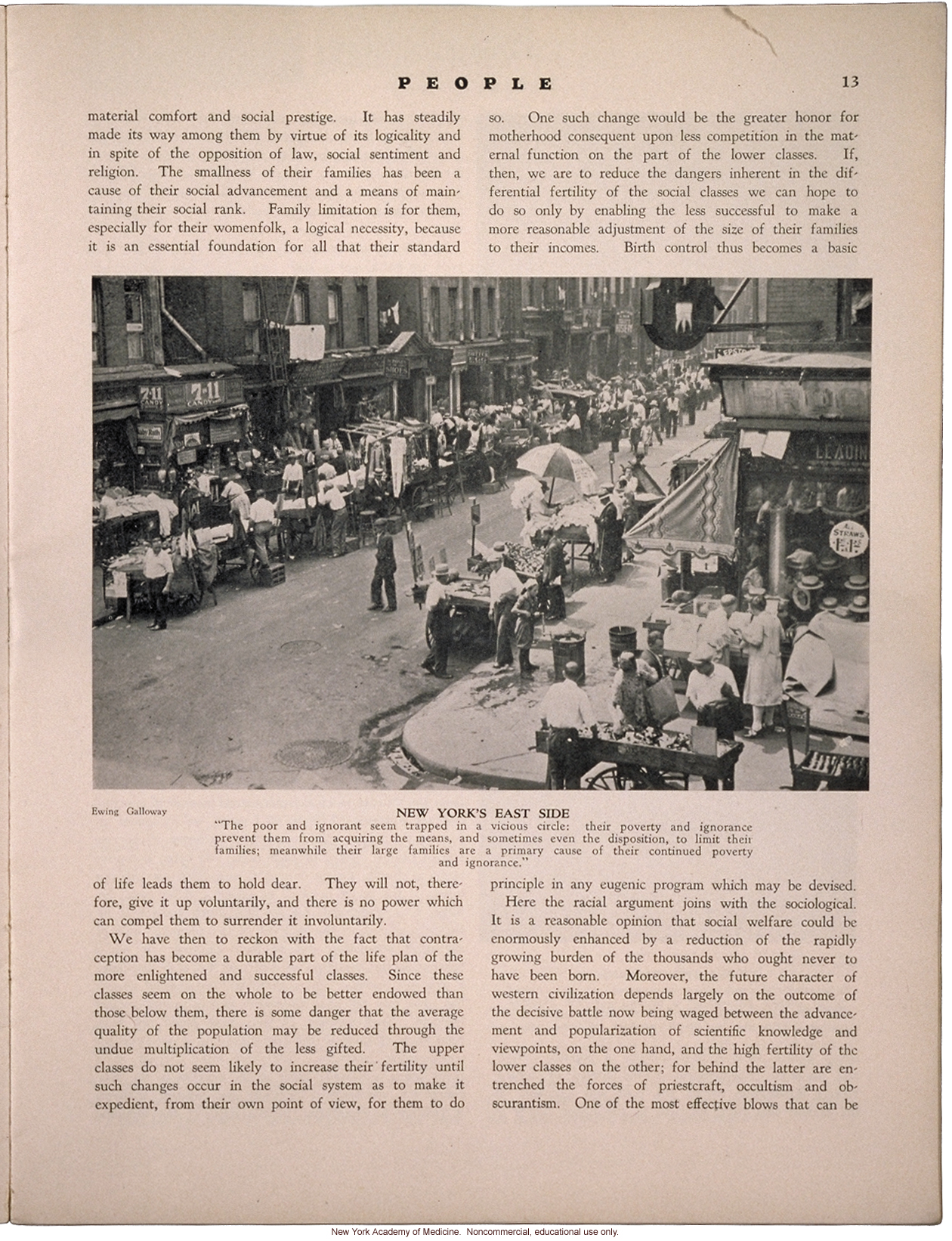&quote;Birth Control and the Racial Future,&quote; by Frank H. Hankins, People (April 1931)
