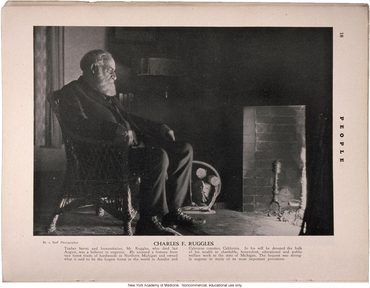 Profile of Charles F. Ruggles, People (April 1931)
