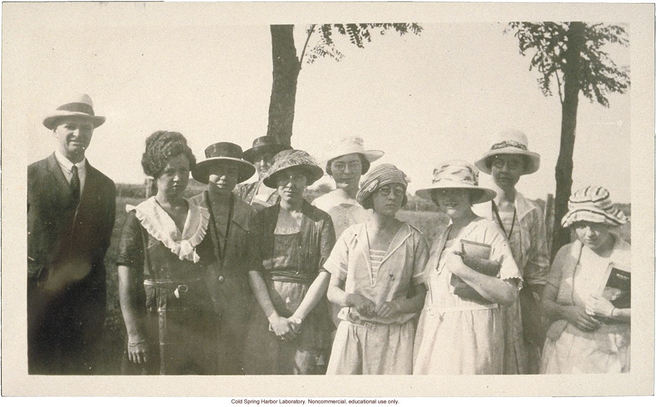 Eugenics Record Office, Field Worker Training Class of 1921 (Laughlin on far left)
