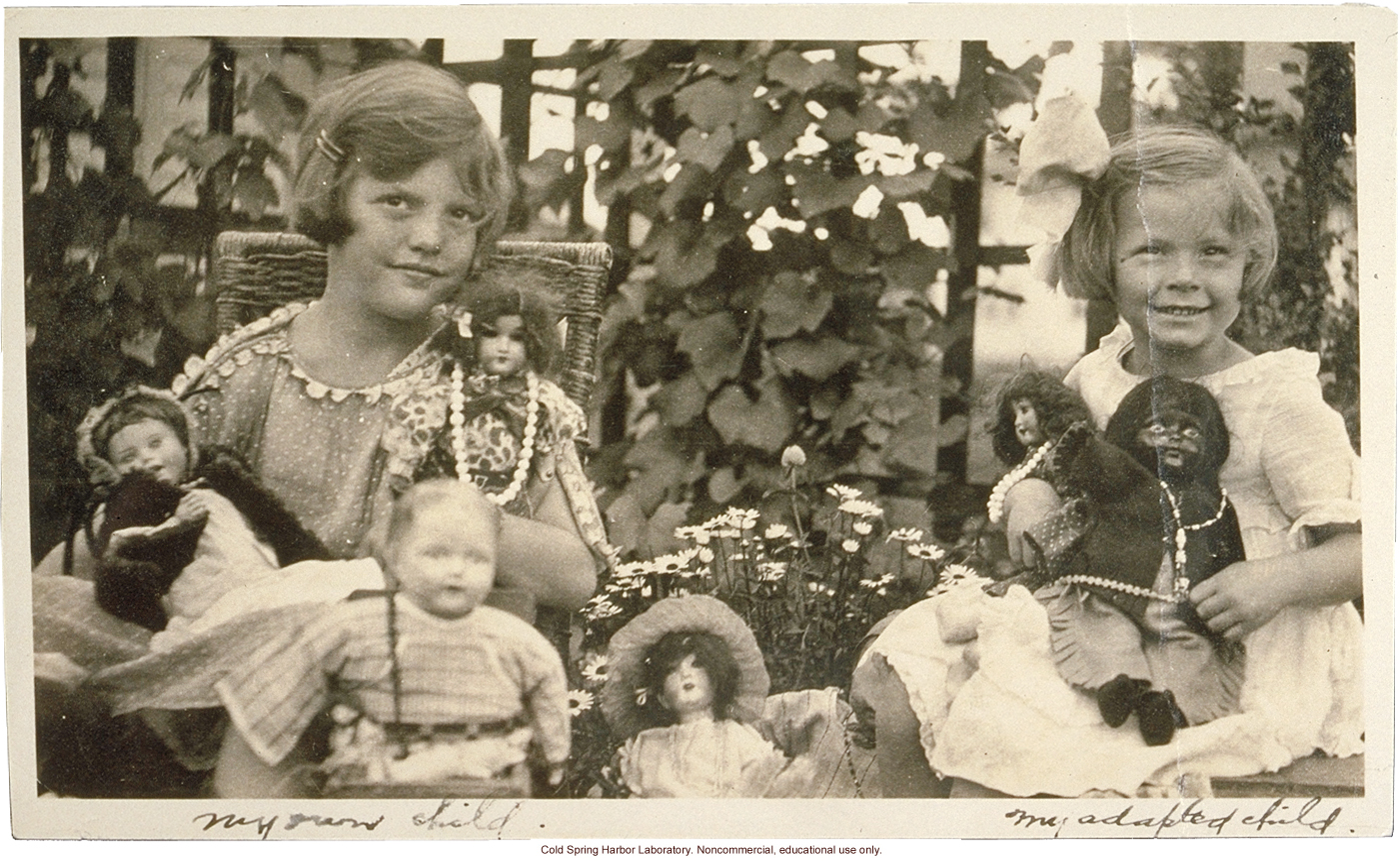 Family study, Eugenics Record Office &quote;Individual Analysis Card&quote; and submitted photos