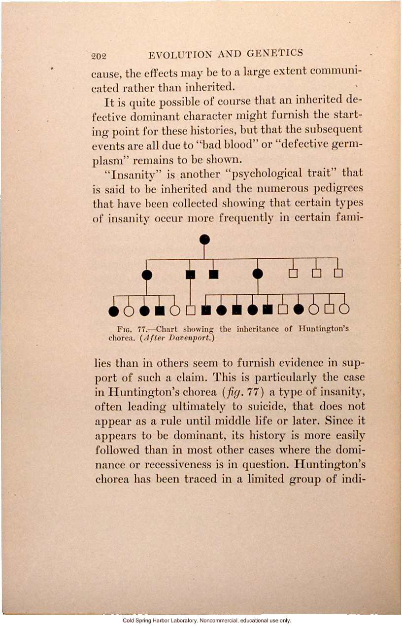 &quote;The Inheritance of Mental Traits,&quote; from Evolution and Genetics, by Thomas H. Morgan, an early criticism of eugenics in an important text