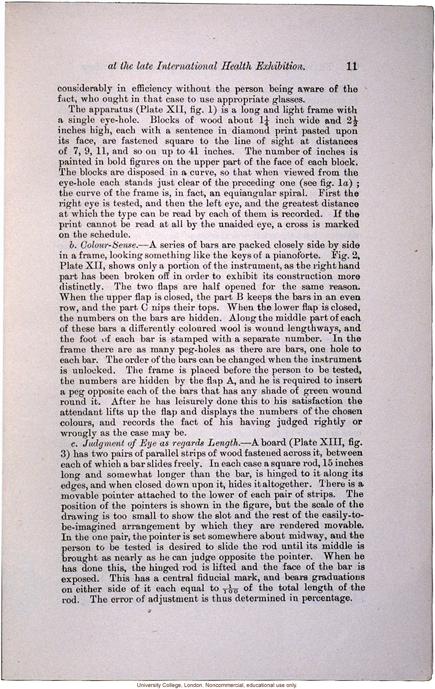 &quote;On the Anthropometric Laboratory at the late International Health Exhibition,&quote; by Francis Galton
