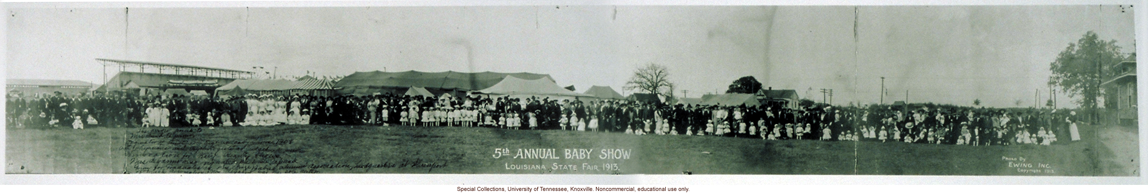 &quote;5th Annual Baby Show, Louisiana State Fair 1913&quote;