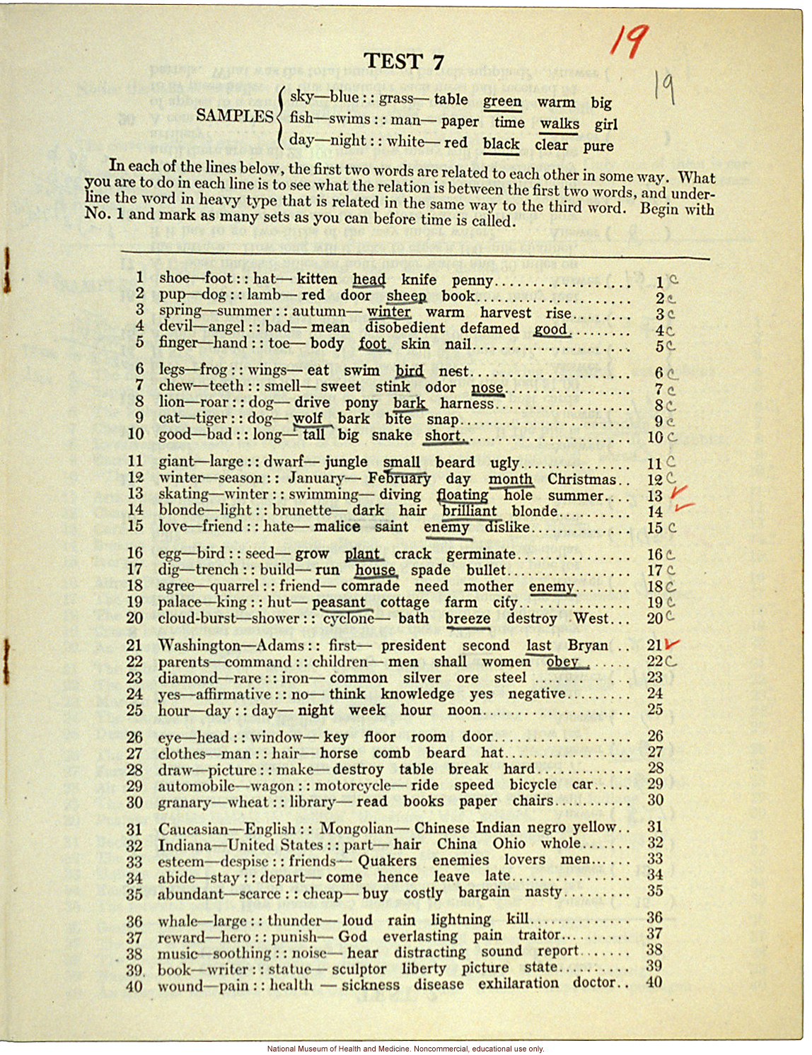 Mico College anthropometric case 1: &quote;Army Group Examination Alpha,&quote; conducted by Morris Steggerda for <i>Race Crossing in Jamaica</i>