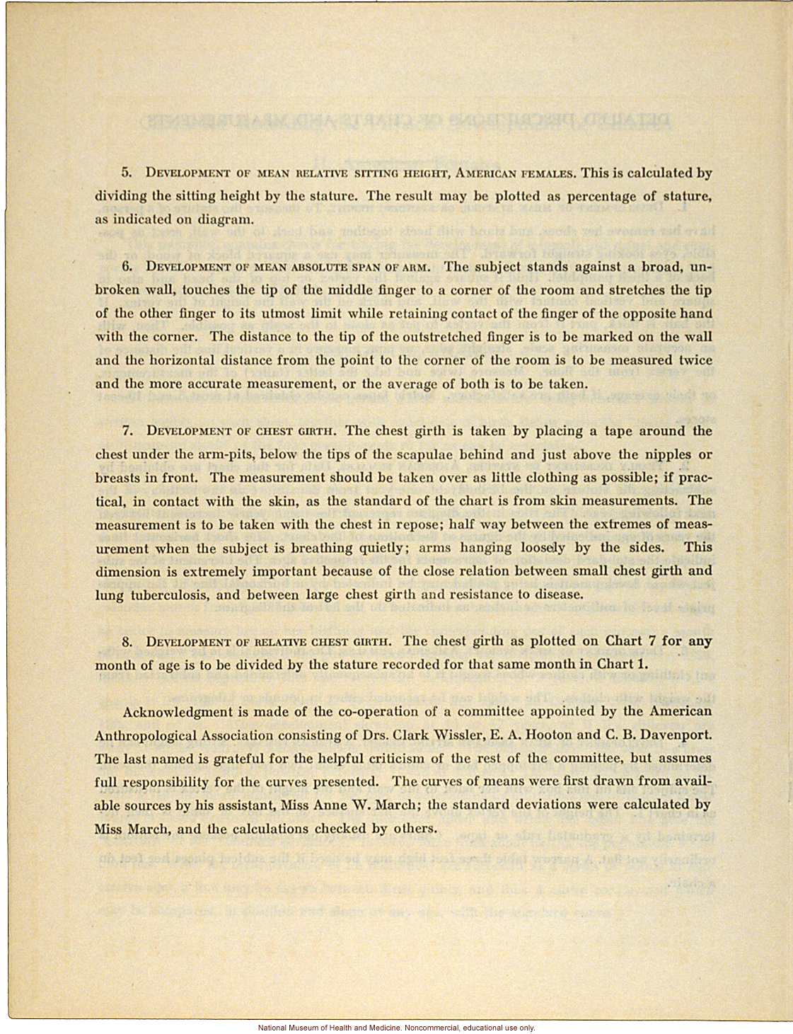 &quote;Physical Development Record for American Females,&quote; Eugenics Record Office (including forms, directions, and growth graphs)