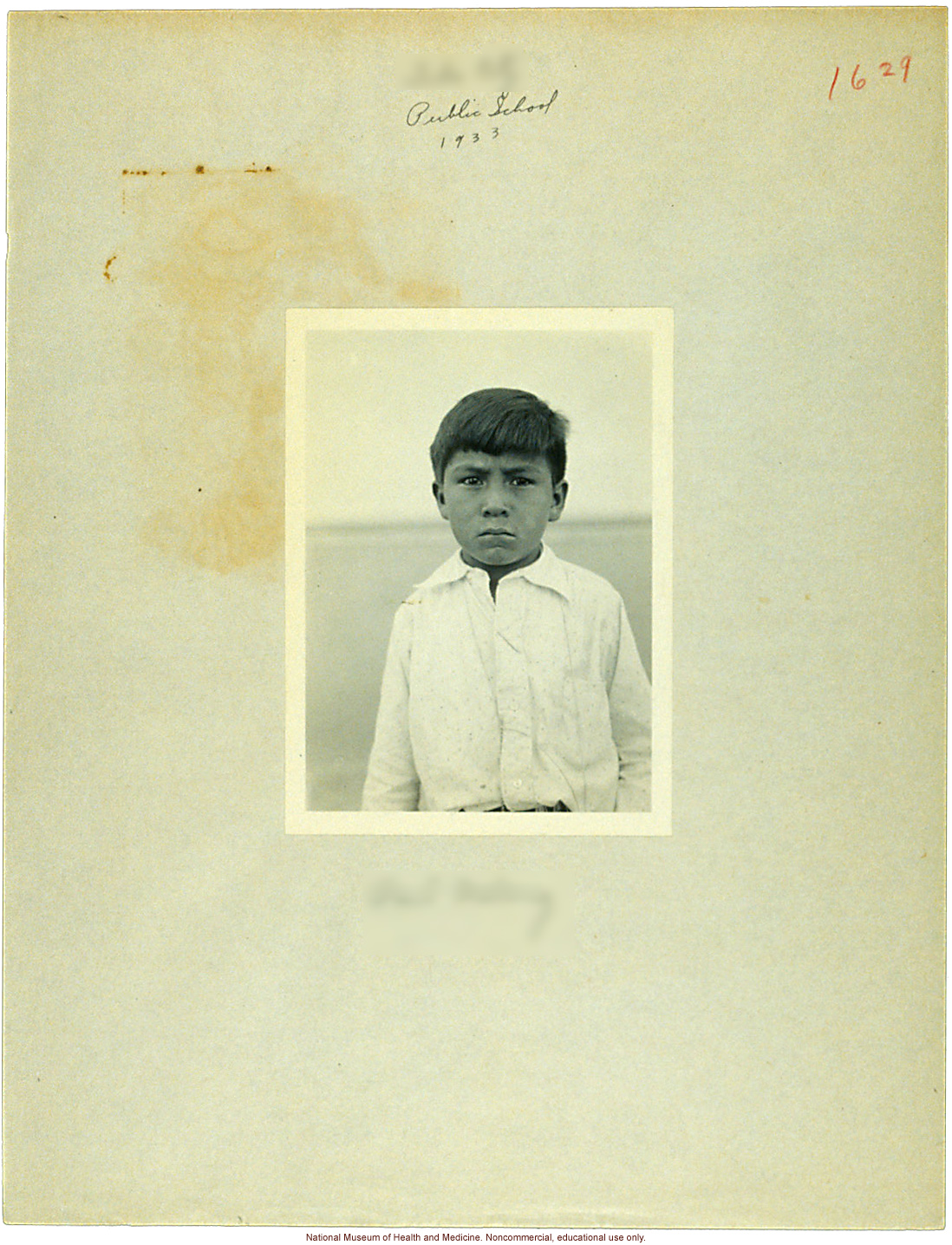 &quote;Growing Series&quote; of Navajo Male age 8-18, Tuba City and Ganado, Arizona (anthropometry, dental charts, and photographs)