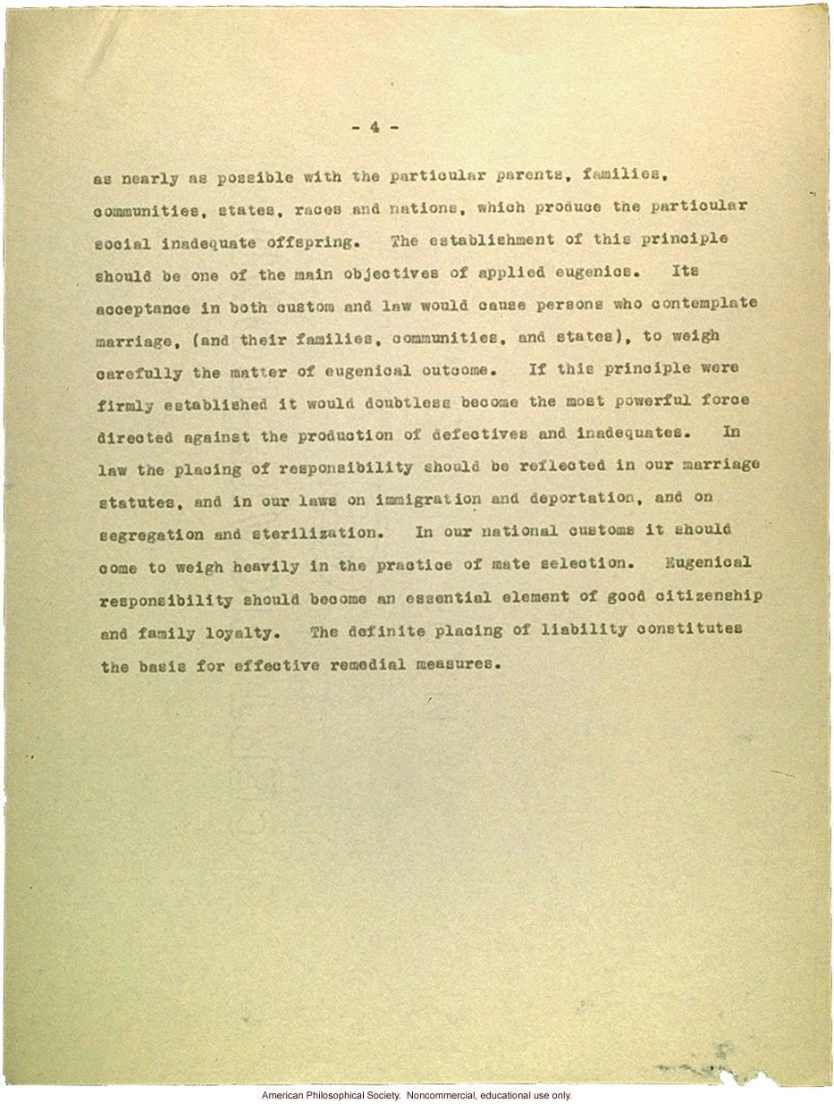 &quote;The control by law of hereditary blindness&quote;