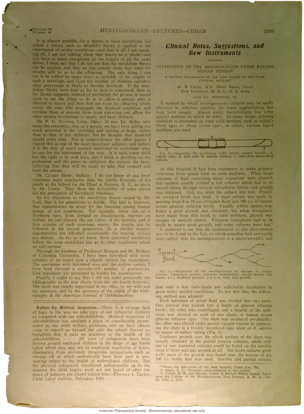 &quote;The relation of hereditary eye defects to genetics and eugenics,&quote; by Lucien Howe, JAMA