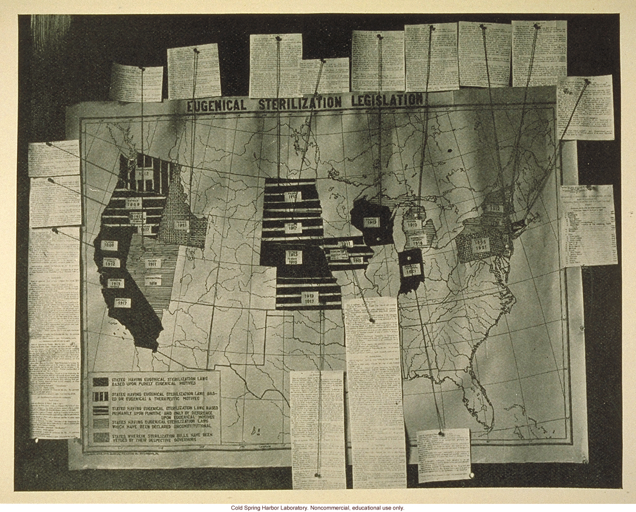 &quote;Eugenical sterilization legislation,&quote; in the United States