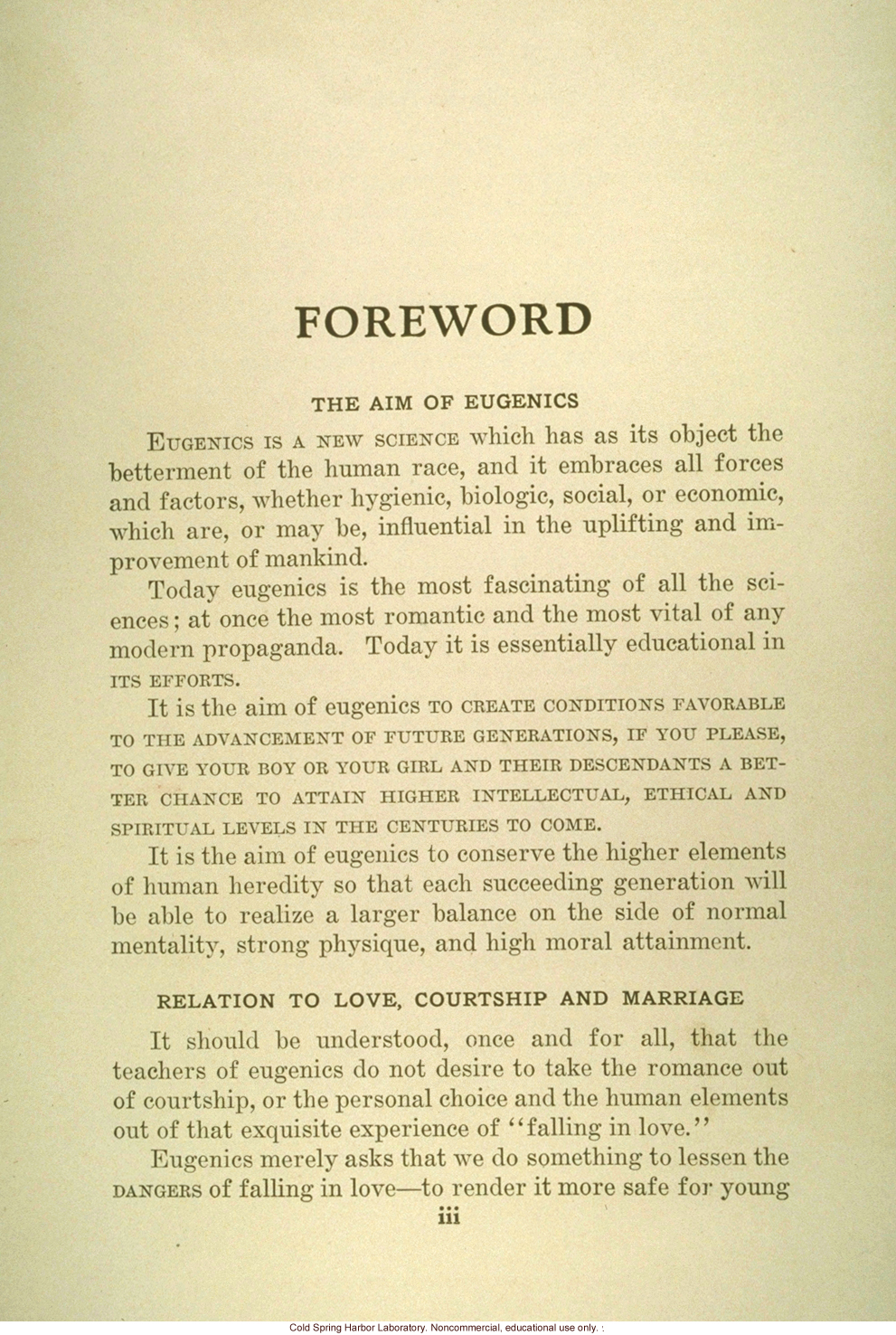 &quote;The science of eugenics and sex-life, love, marriage, maternity: the regeneration of the human race,&quote; by W.J. Hadden, C.H. Robinson, and M.R. Melendy