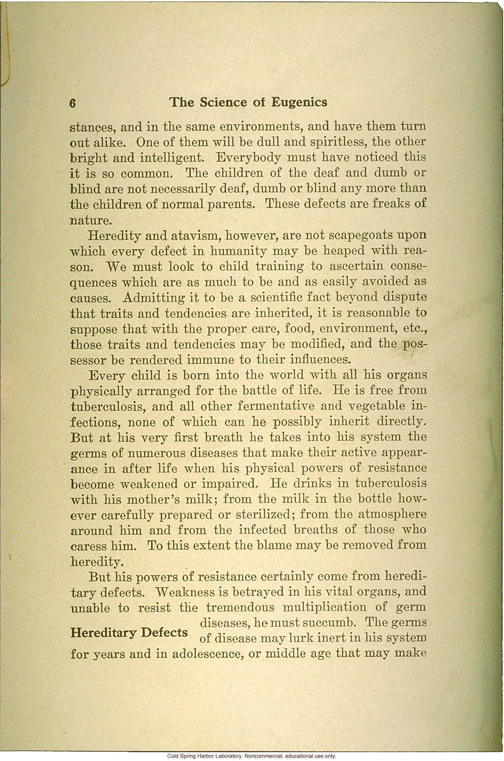 &quote;The science of eugenics and sex-life, love, marriage, maternity: the regeneration of the human race,&quote; by W.J. Hadden, C.H. Robinson, and M.R. Melendy