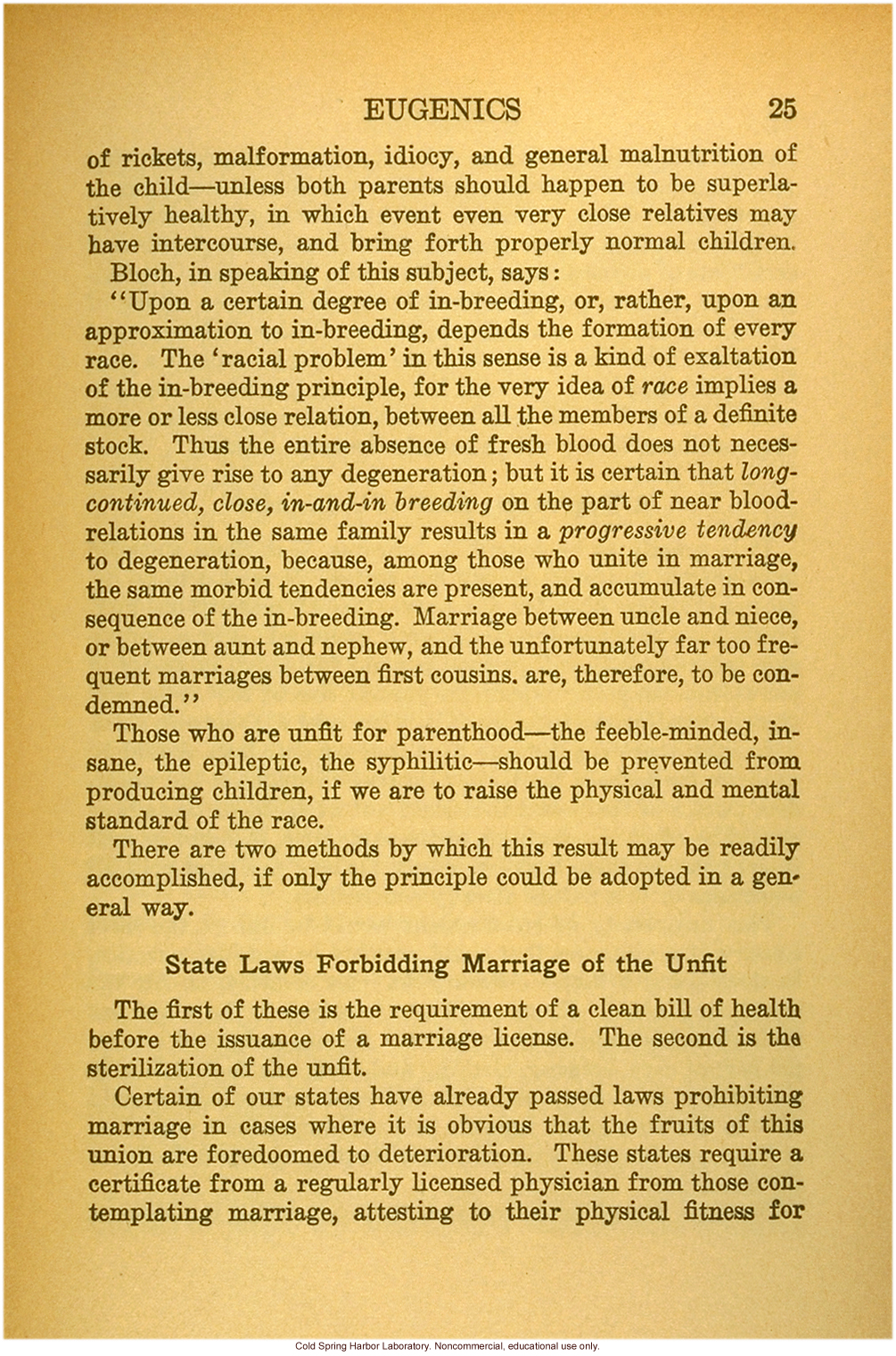 Eugenics and sex harmony: The sexes, their relations and problems, by H.H. Rubin