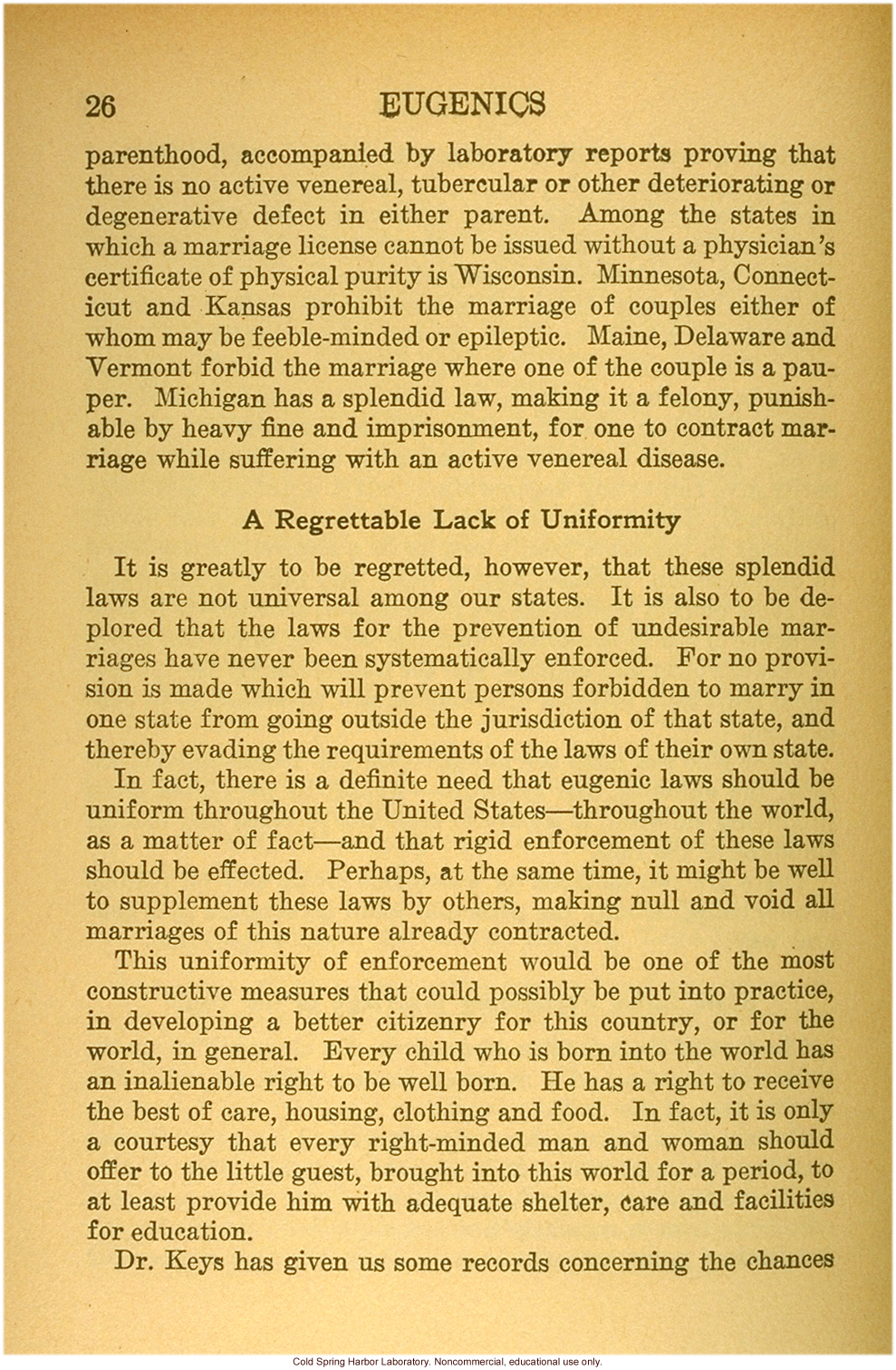 Eugenics and sex harmony: The sexes, their relations and problems, by H.H. Rubin