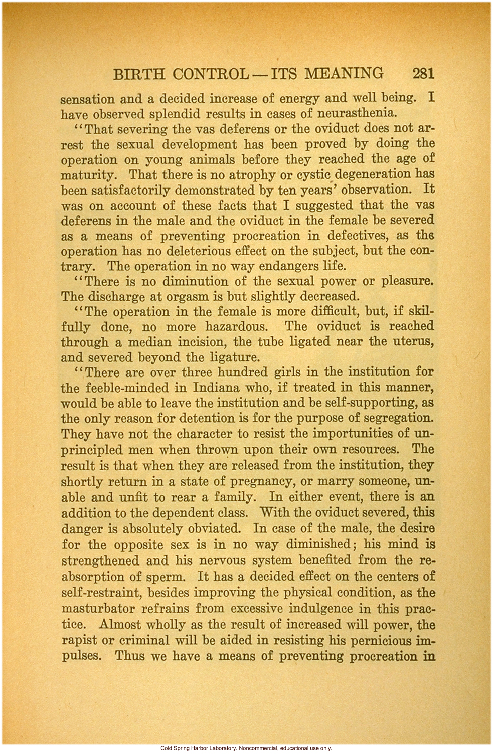Eugenics and sex harmony: The sexes, their relations and problems, by H.H. Rubin