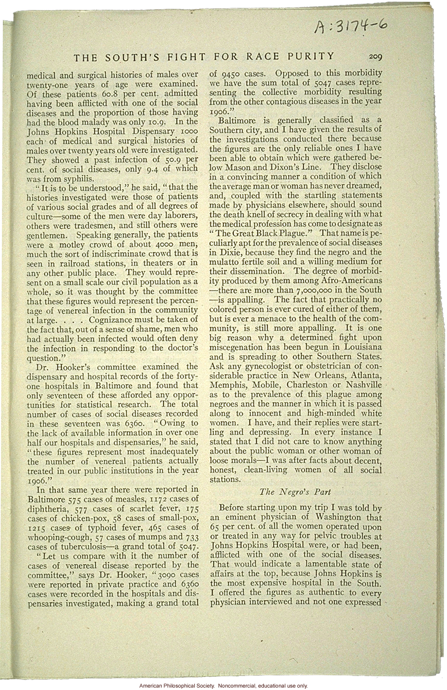 &quote;The South's fight for race purity,&quote; by R.W. Wooley, Pearson's Magazine