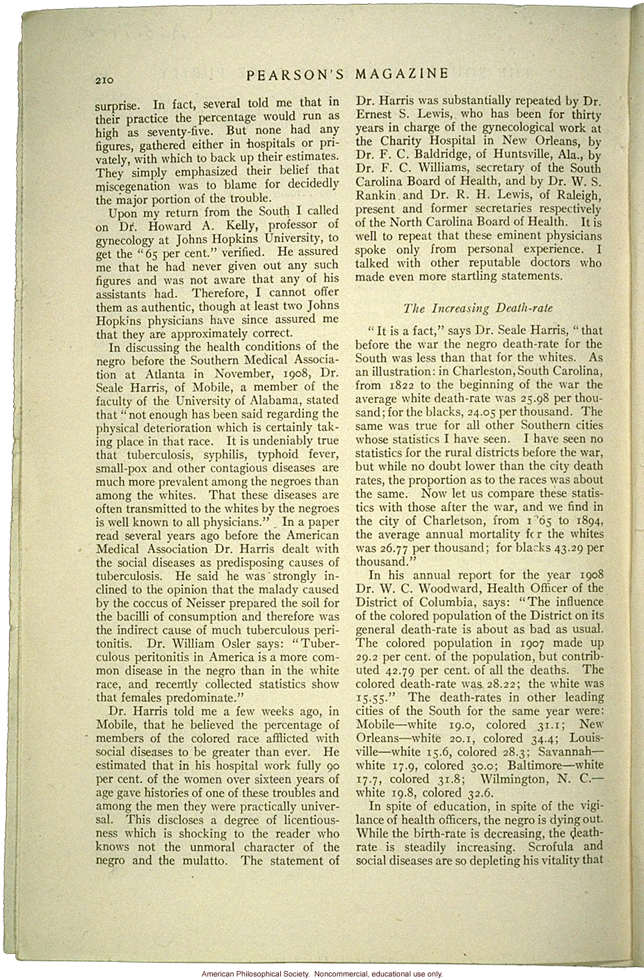 &quote;The South's fight for race purity,&quote; by R.W. Wooley, Pearson's Magazine