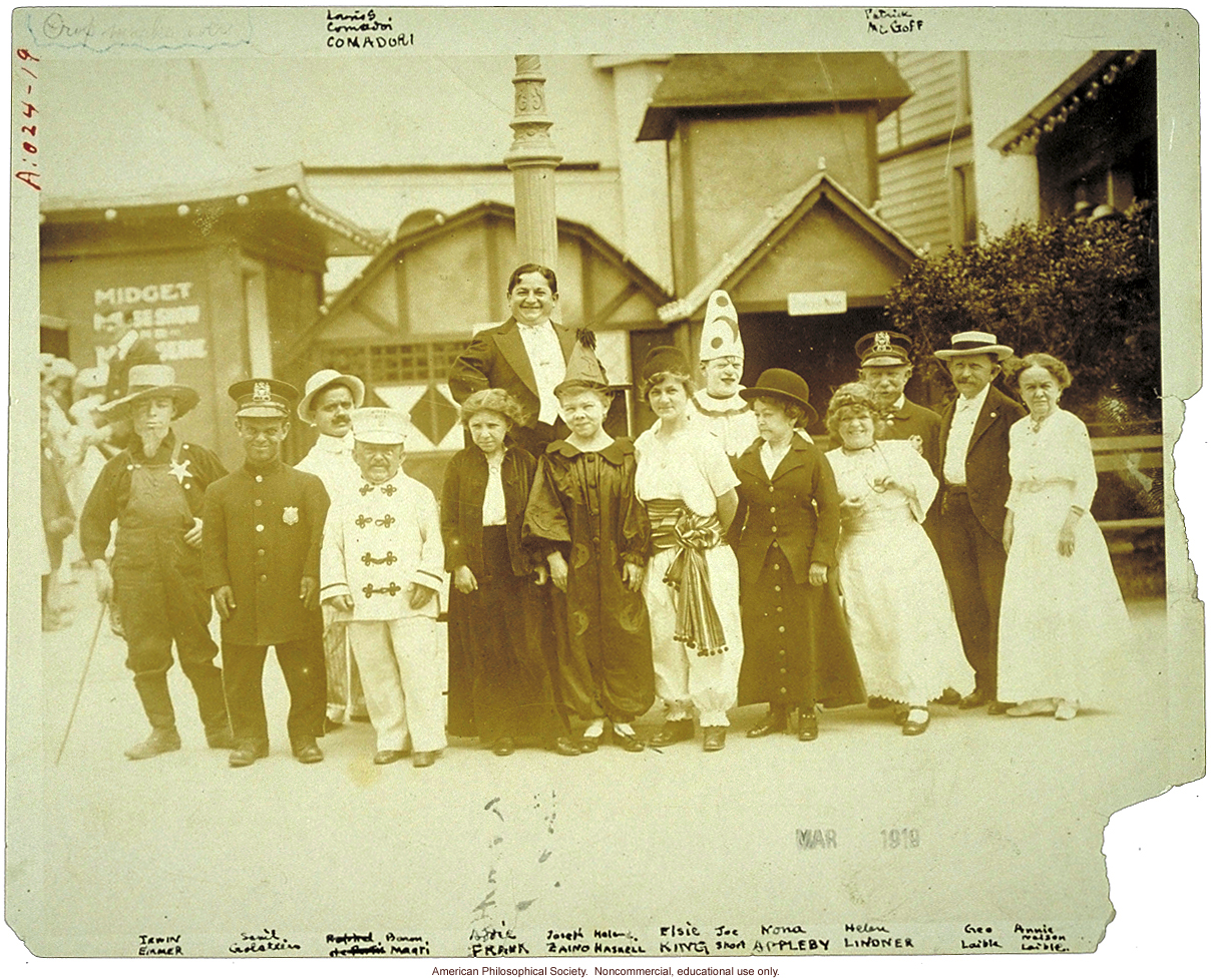 Midgets at Luna Park, Coney Island, New York