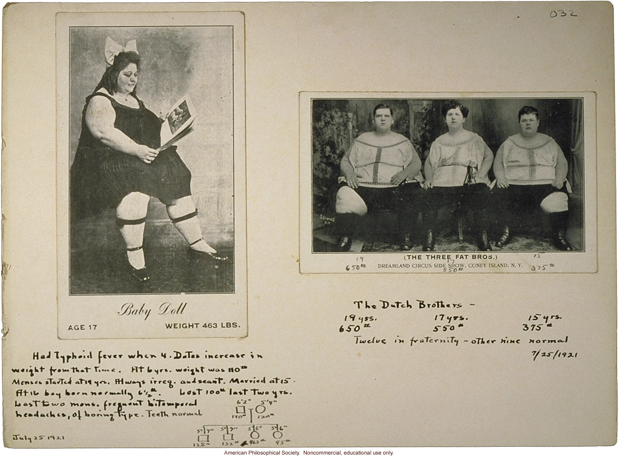 &quote;Baby Doll and The Three Fat Brothers&quote;, circus acts