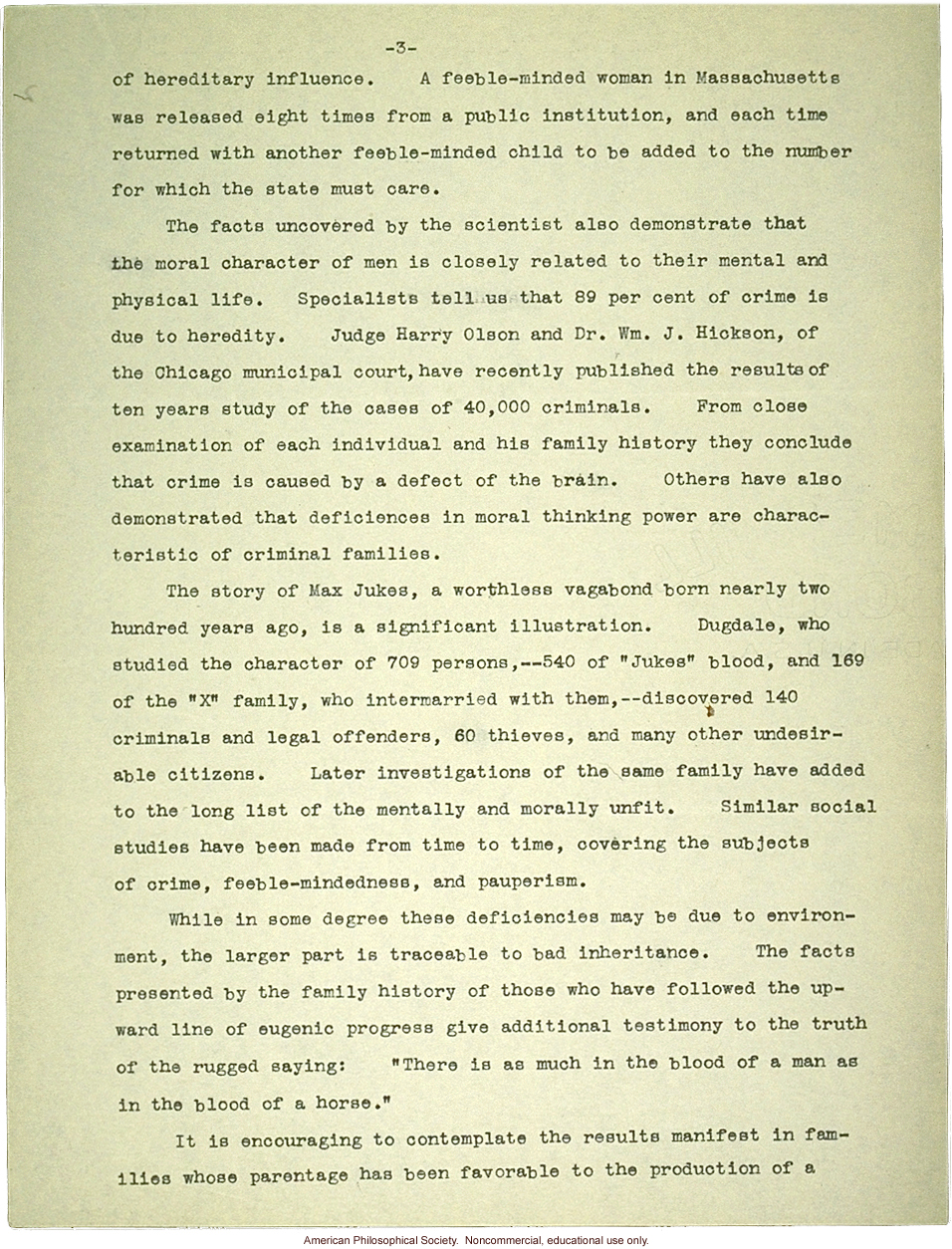 Sermon #19 Exerpt, AES Sermon Contest 1926, #2