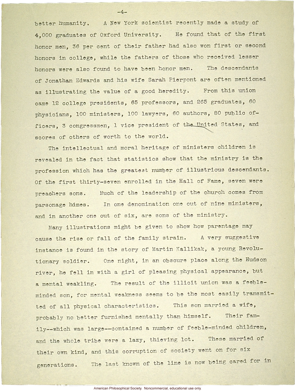 Sermon #19 Exerpt, AES Sermon Contest 1926, #2