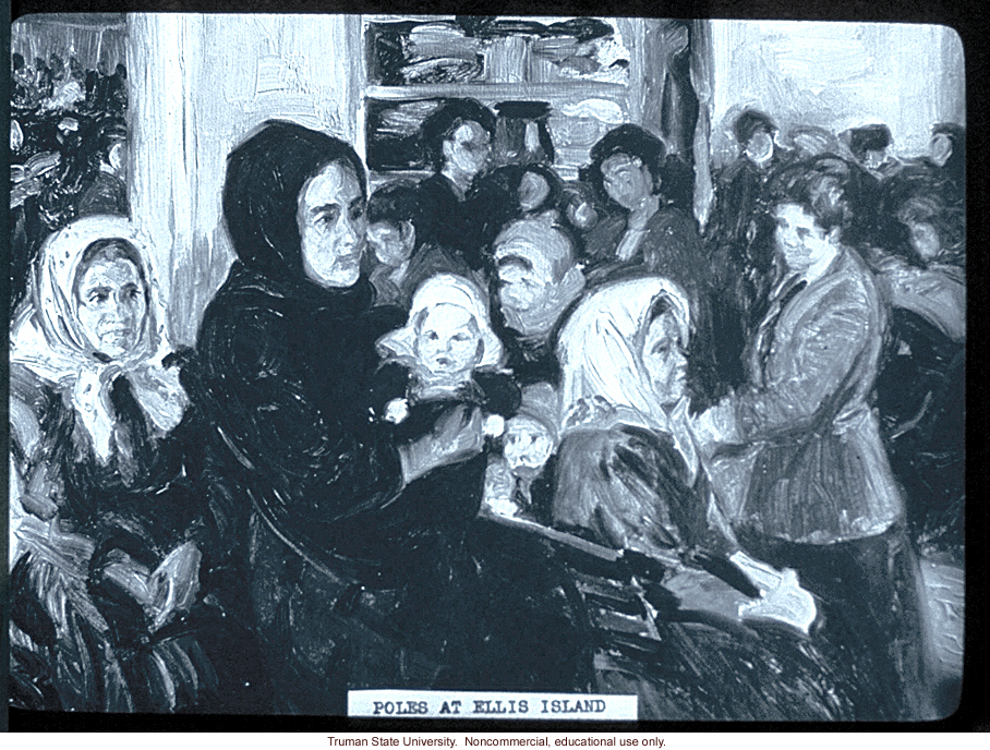 &quote;Poles at Ellis Island&quote;