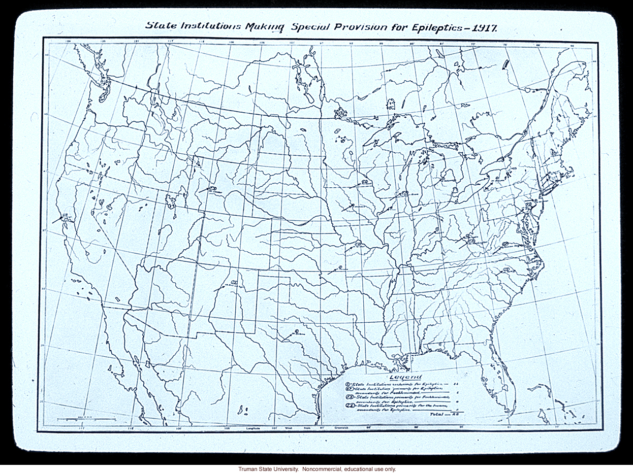&quote;State institutions making special provisions for epileptics -- 1917&quote;