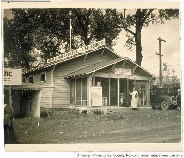 Fitter Families exhibit and examination building, Kansas State Free Fair, Topeka