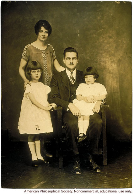 &quote;Small family&quote; winner, Fitter Families Contest, Eastern States Exposition, Springfield, MA (1925)