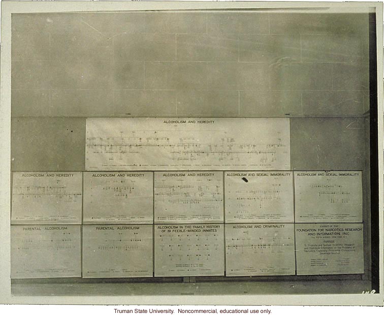 Pedigree exhibit: &quote;Alcoholism and heredity,&quote; 3rd International Eugenics Conference