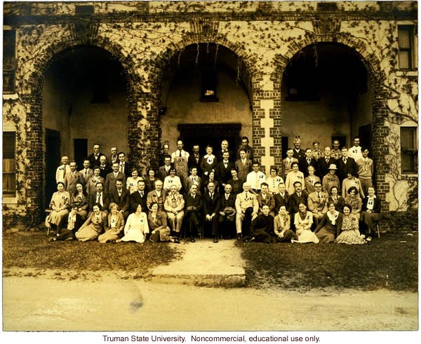 &quote;Staff and members -- Dept. of Genetics, C. I. of W., May 12, 1934,&quote; Carnegie Institute of Washington, including C.B. Davenport and H.H. Laughlin