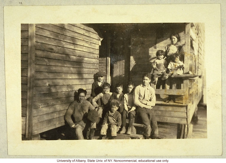 &quote;Triple Mixtures&quote; (Caucasian-Indian-Negro) in Robeson County, North Carolina, from from Arthur Estabrook's scrapbook of field photographs